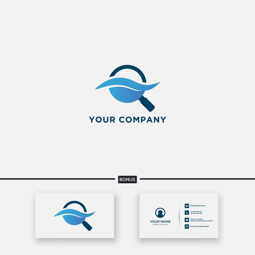 Inspection broken service pool logo search vector