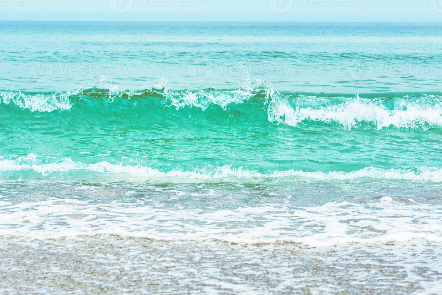 sea surf on the beach photo