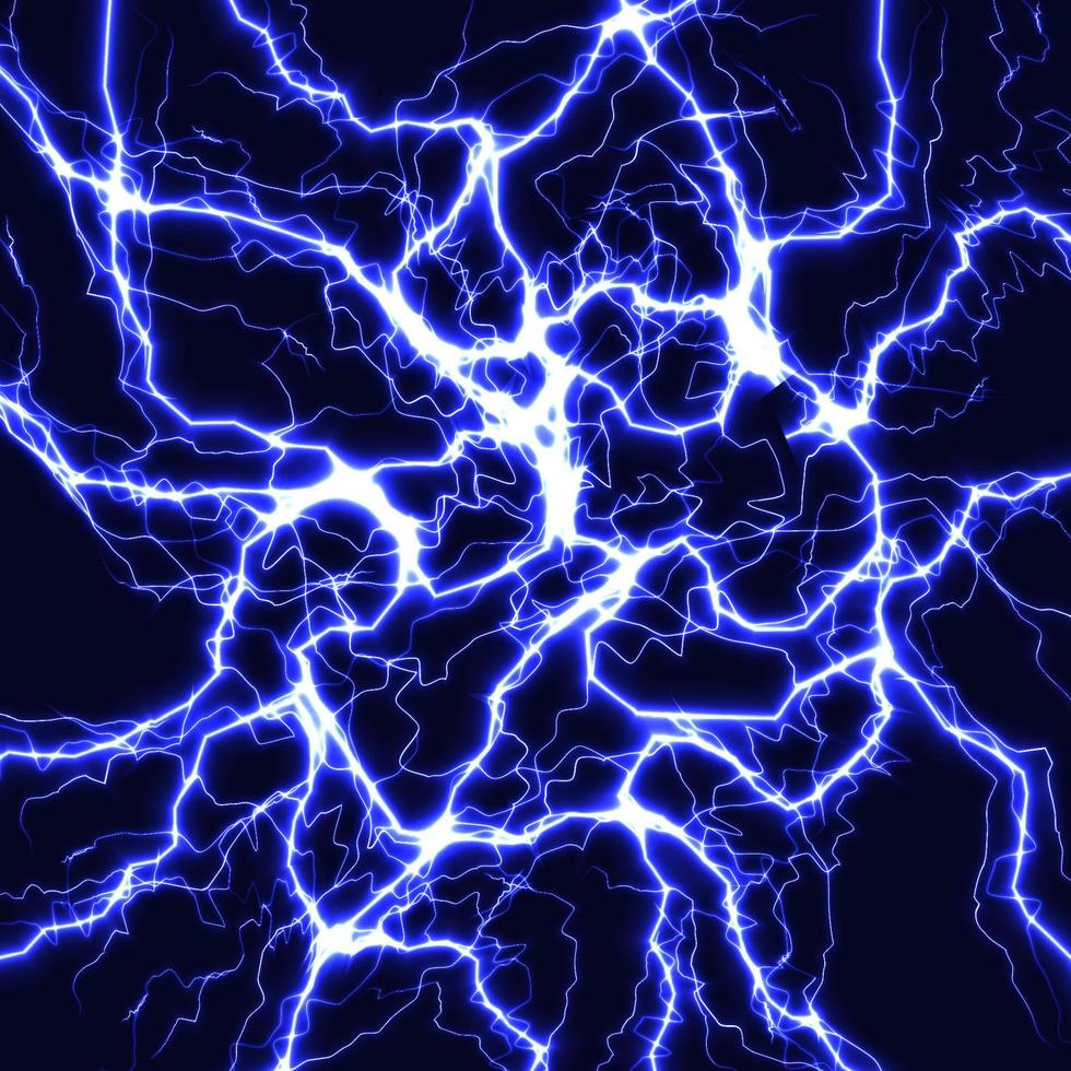 Lightning background, ice cracks pattern, thunder strikes, electric charge,  blue plasma texture. Vector illustration. 8218171 Vector Art at Vecteezy