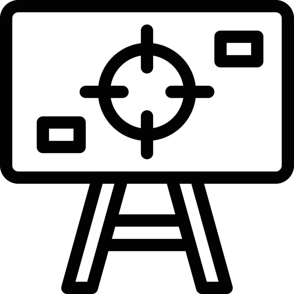 Ilustración de vector de destino en un fondo. Símbolos de calidad premium. Iconos vectoriales para concepto y diseño gráfico.