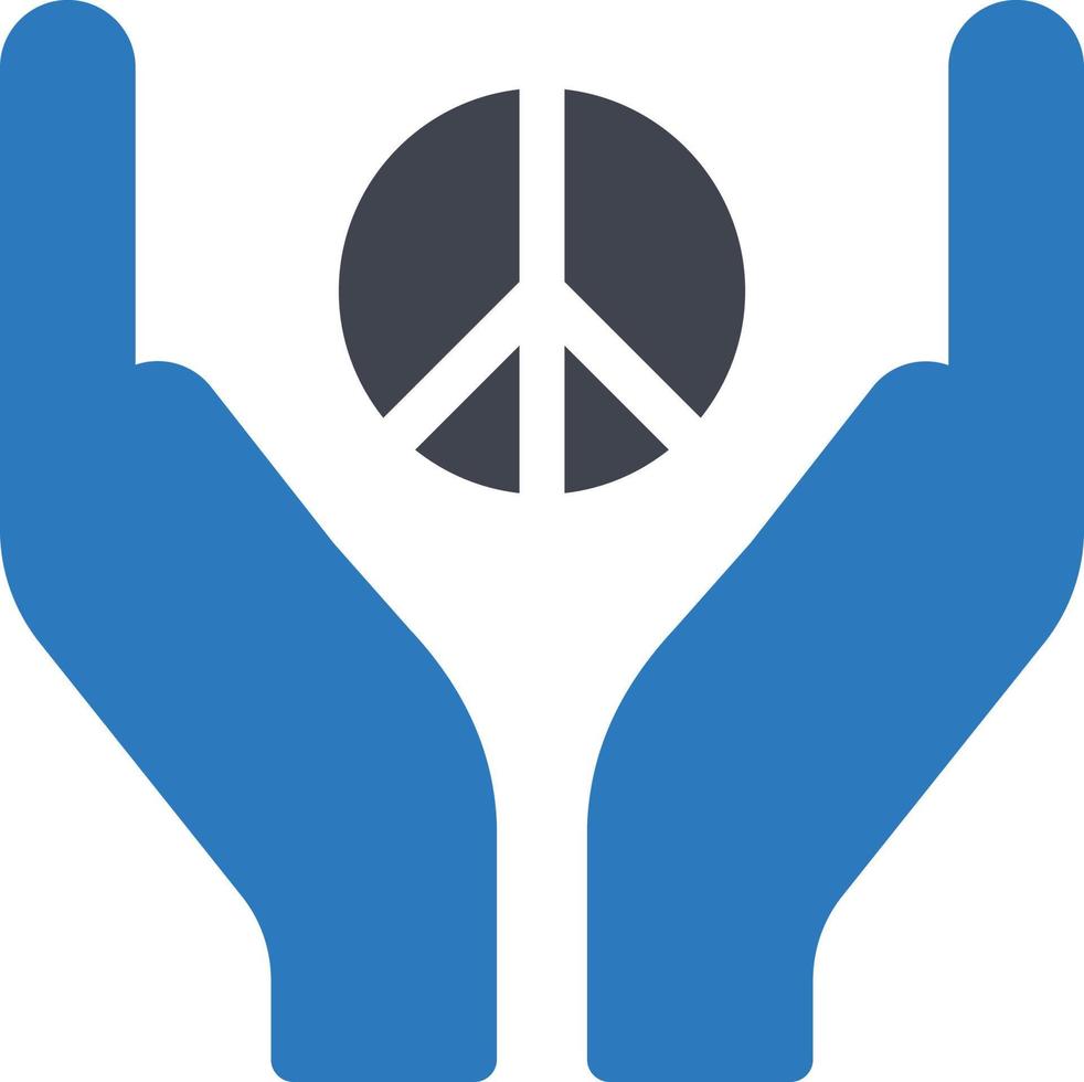 peace care vector illustration on a background.Premium quality symbols.vector icons for concept and graphic design.