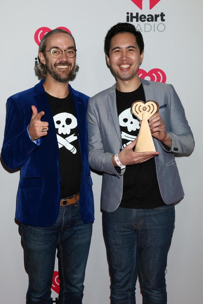 LOS ANGELES  JAN 17 - Mike Cabellon, Greg Barnett at the 2020 iHeartRadio Podcast Awards at the iHeart Theater on January 17, 2020 in Burbank, CA photo