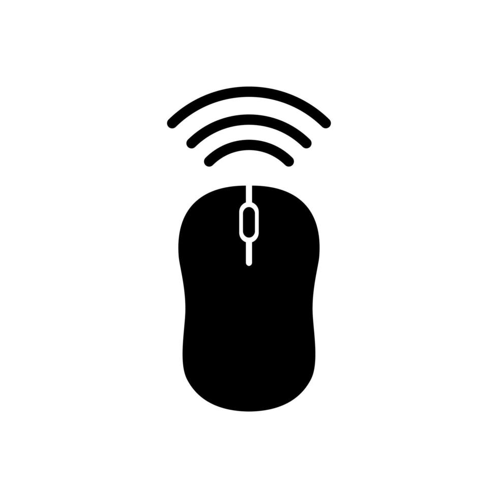wireless mouse icon vector