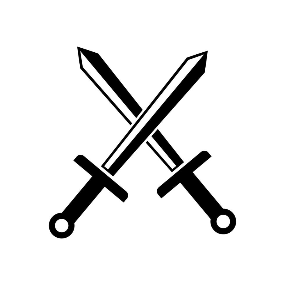 Sword icon vector logo