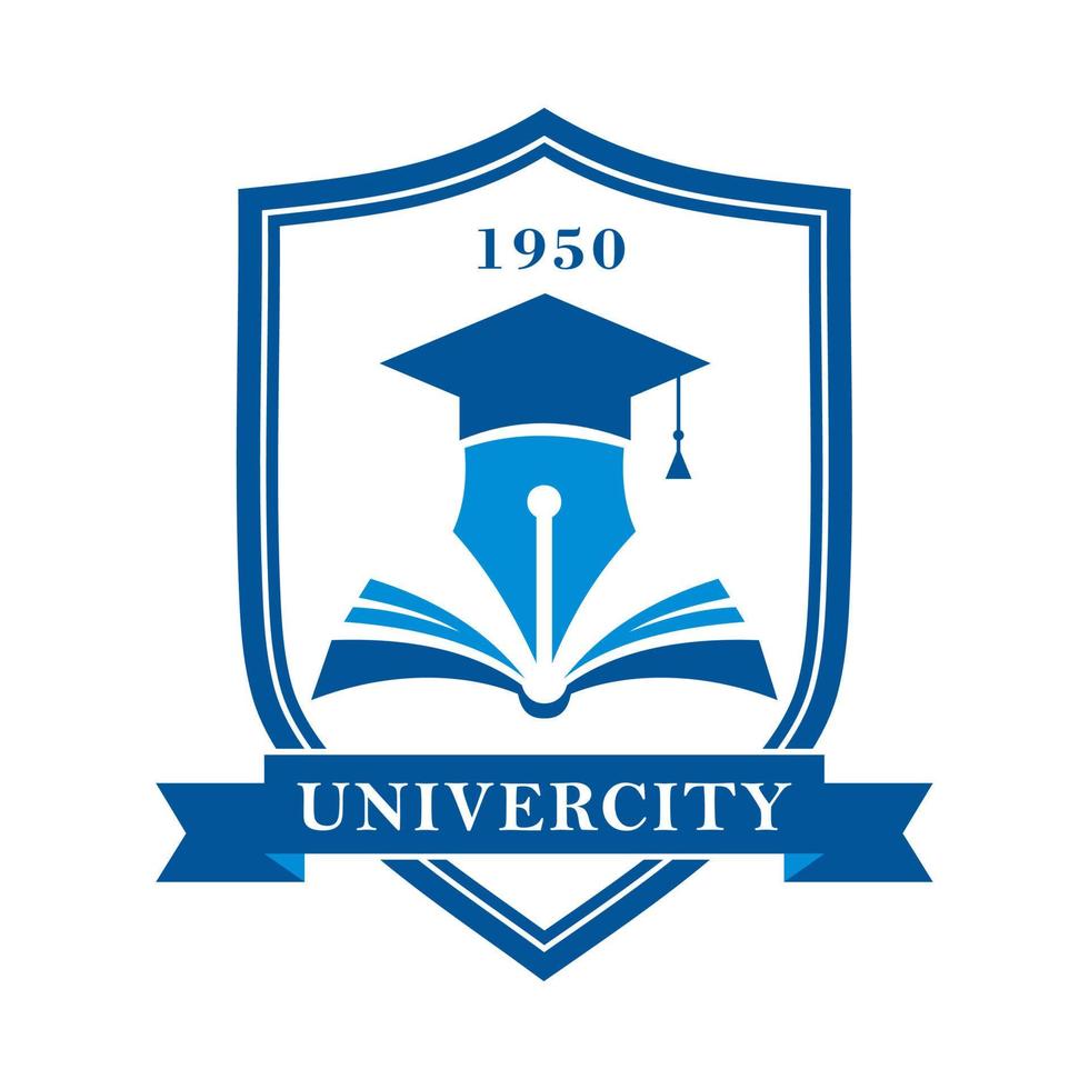 logotipo de vector universitario