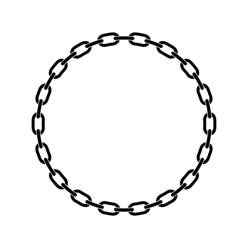 chain vector circle