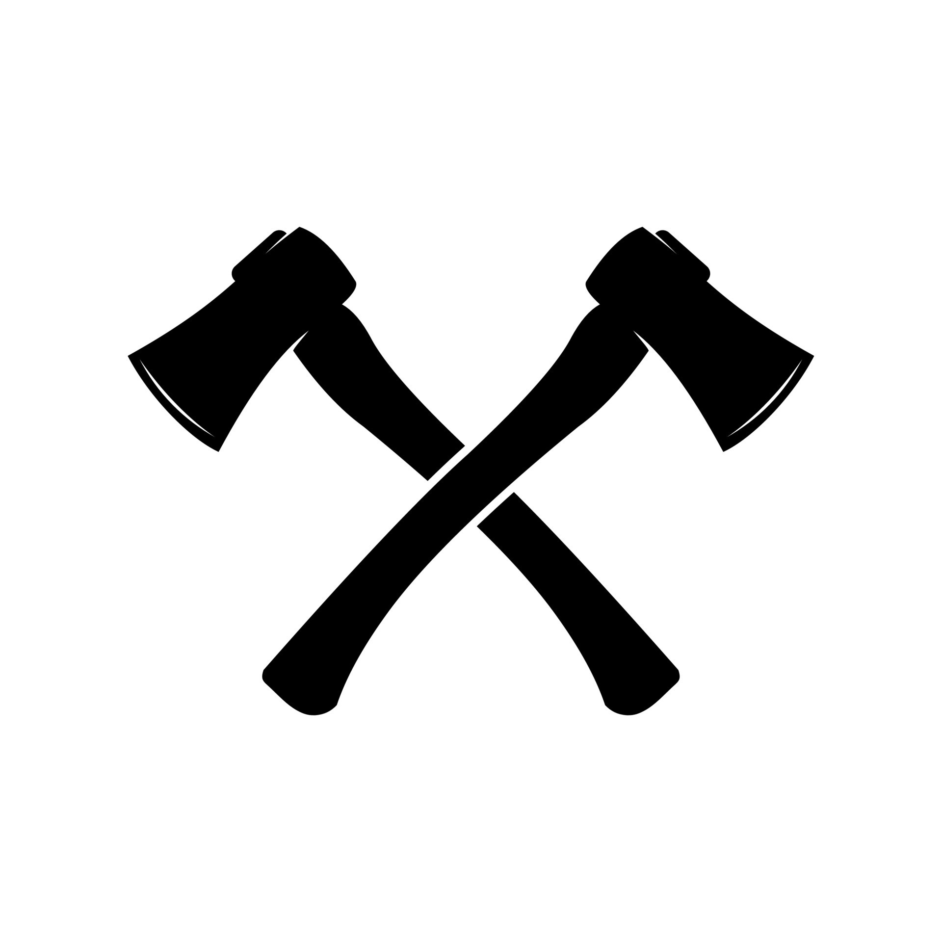 cross ax icon 8222676 Vector Art at Vecteezy