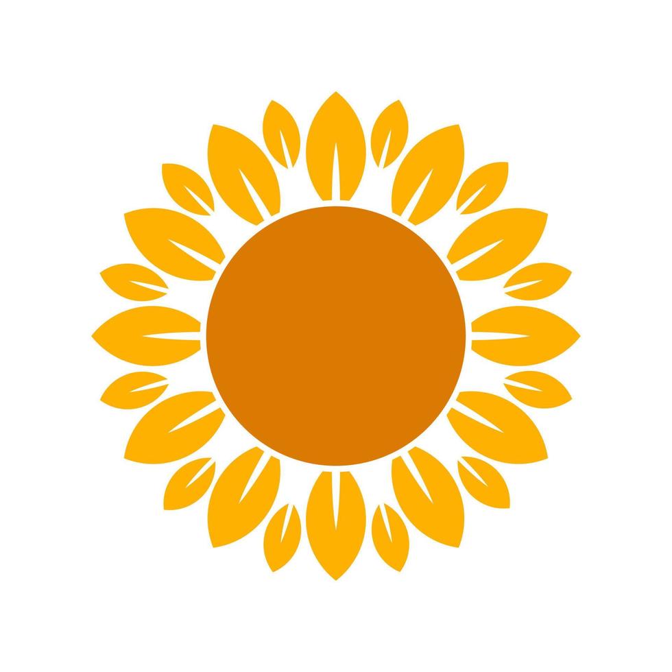 icono de girasol de la naturaleza vector