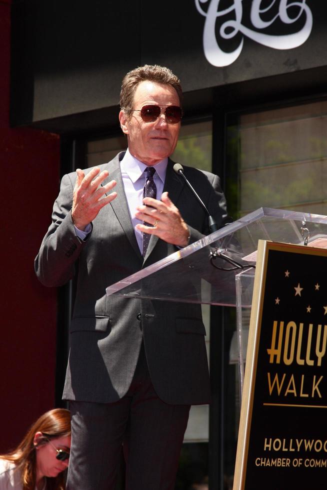 LOS ANGELES, JUL 16 - Bryan Cranston at the Hollywood Walk of Fame Star Ceremony for Bryan Cranston at the Redbury Hotel on July 16, 2013 in Los Angeles, CA photo