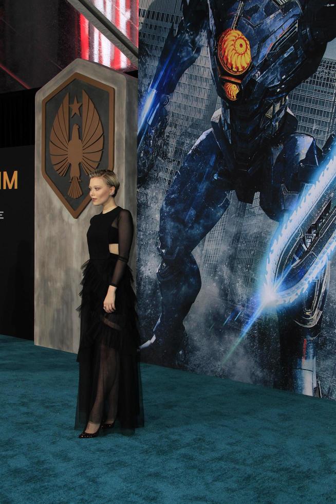 LOS ANGELES - FEB 21  Ivanna Sakhno at the  Pacific Rim Uprising  Premiere at the TCL Chinese Theater IMAX on February 21, 2018 in Los Angeles, CA photo