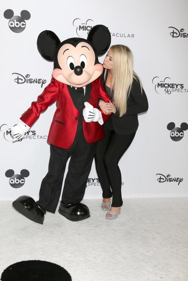 LOS ANGELES   OCT 6 - Mickey Mouse, Meghan Trainor at the Mickey s 90th Spectacular Taping at the Shrine Auditorium on October 6, 2018 in Los Angeles, CA photo