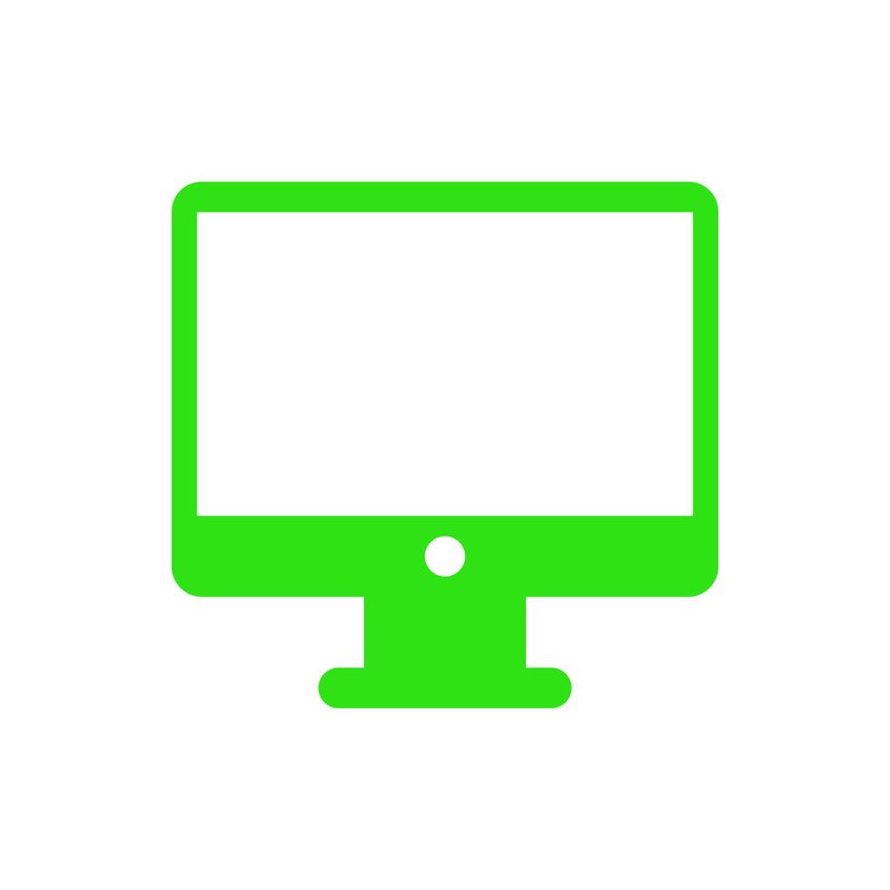 Television illustrated on a white background vector