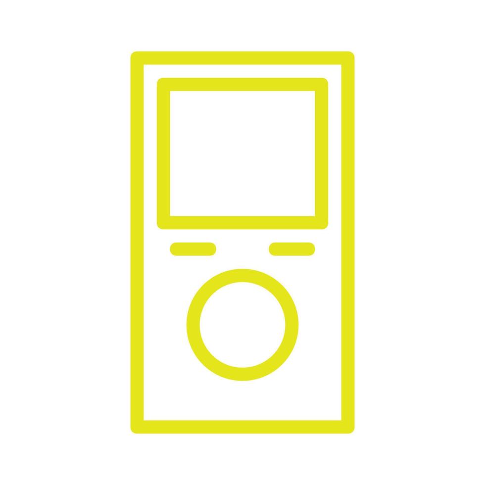 Mp3 player illustrated on a white background vector