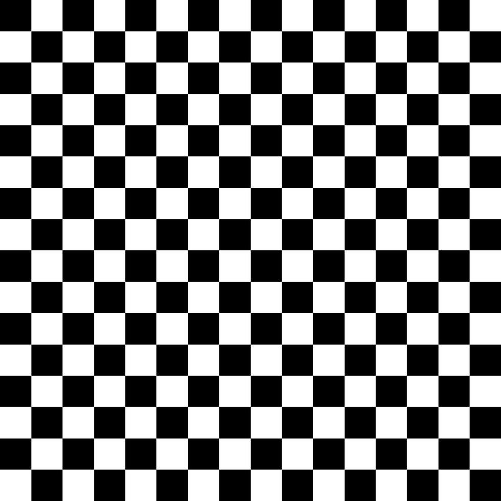 Checkered background seamless pattern. Black and white Vector illustration