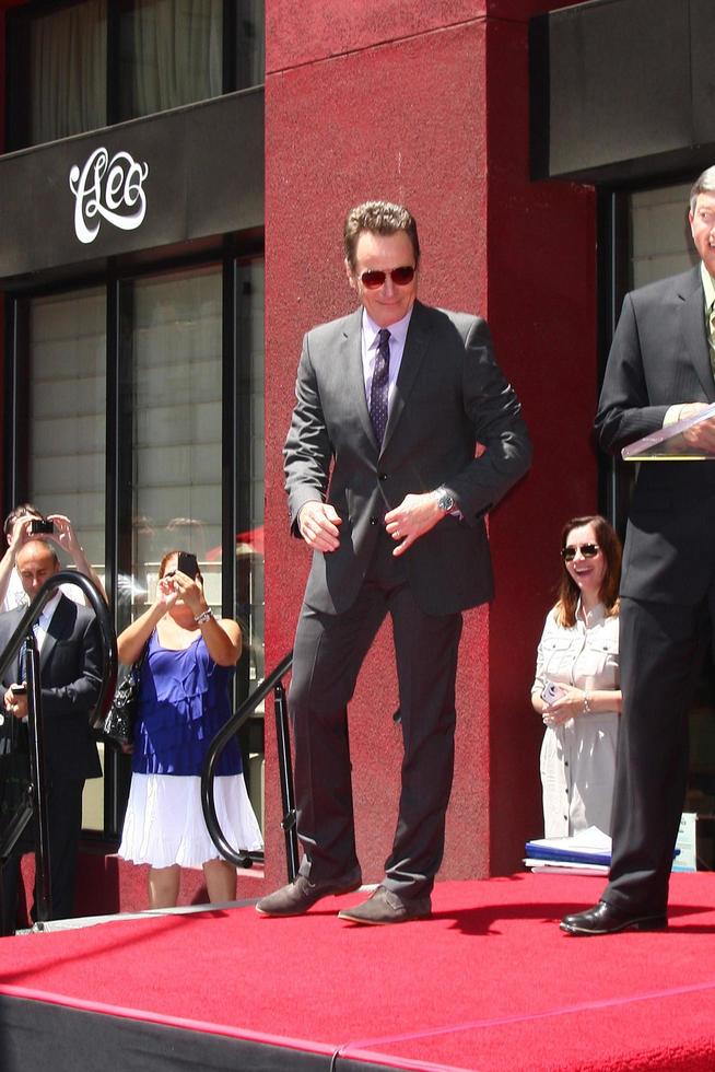 LOS ANGELES, JUL 16 - Bryan Cranston at the Hollywood Walk of Fame Star Ceremony for Bryan Cranston at the Redbury Hotel on July 16, 2013 in Los Angeles, CA photo