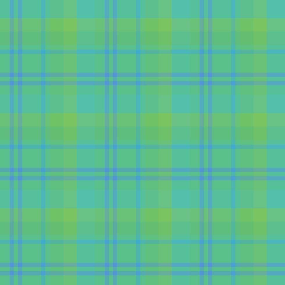 Seamless pattern in cute blue and green for plaid, fabric, textile, clothes, tablecloth and other things. Vector image.