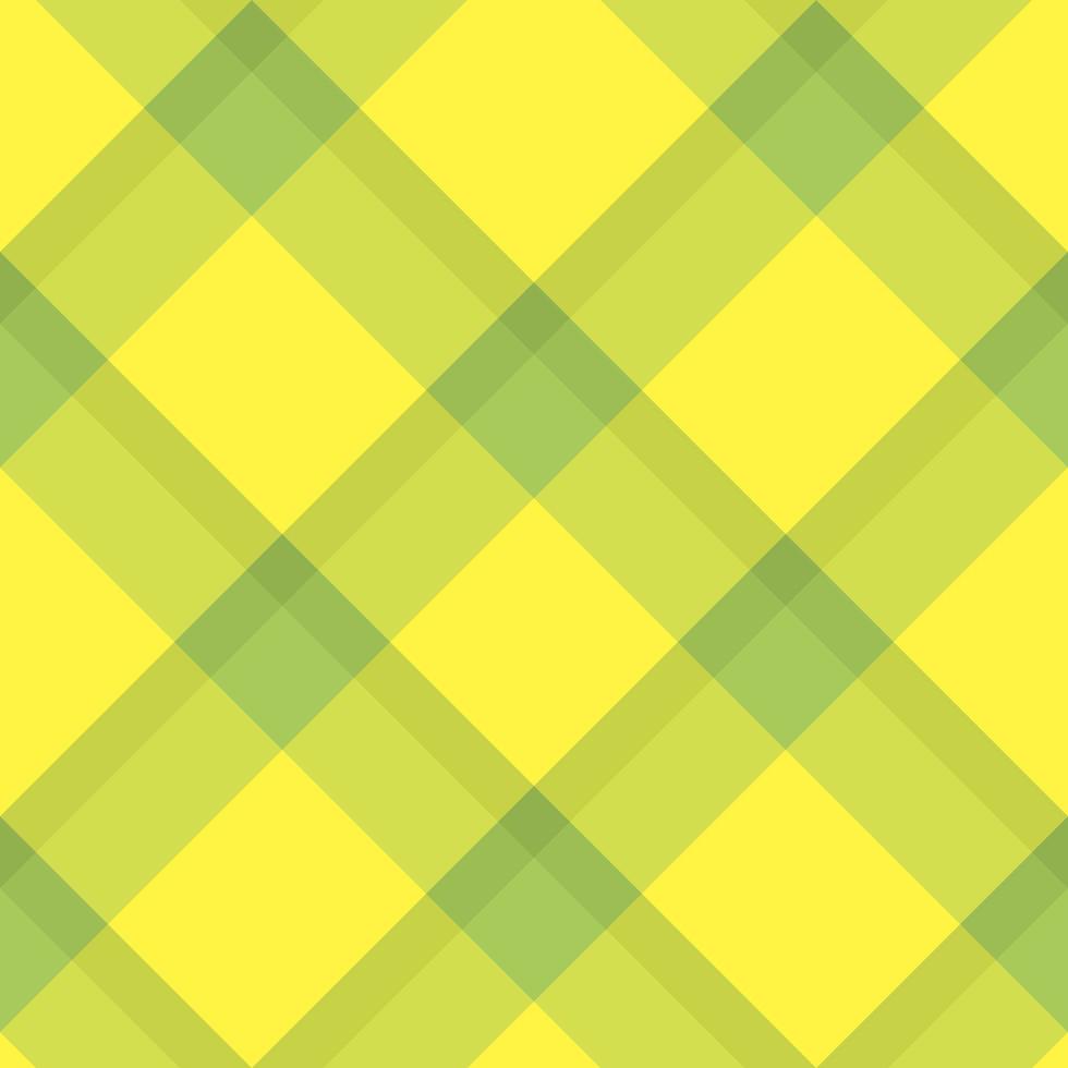 Seamless pattern in bright yellow and lime green colors for plaid, fabric, textile, clothes, tablecloth and other things. Vector image.