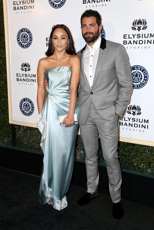 LOS ANGELES JAN 7 - Cara Santana, Jesse Metcalfe at the Art of Elysium 10th Annual Black Tie Heaven Gala at Red Studios on January 7, 2017 in Los Angeles, CA photo