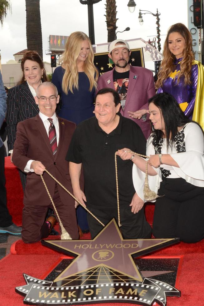 LOS ANGELES  JAN 9 - Nancy O Dell, Kevin Smith, Maria Menounos, Burt Ward at the Burt Ward Star Ceremony on the Hollywood Walk of Fame on JANUARY 9, 2020 in Los Angeles, CA photo