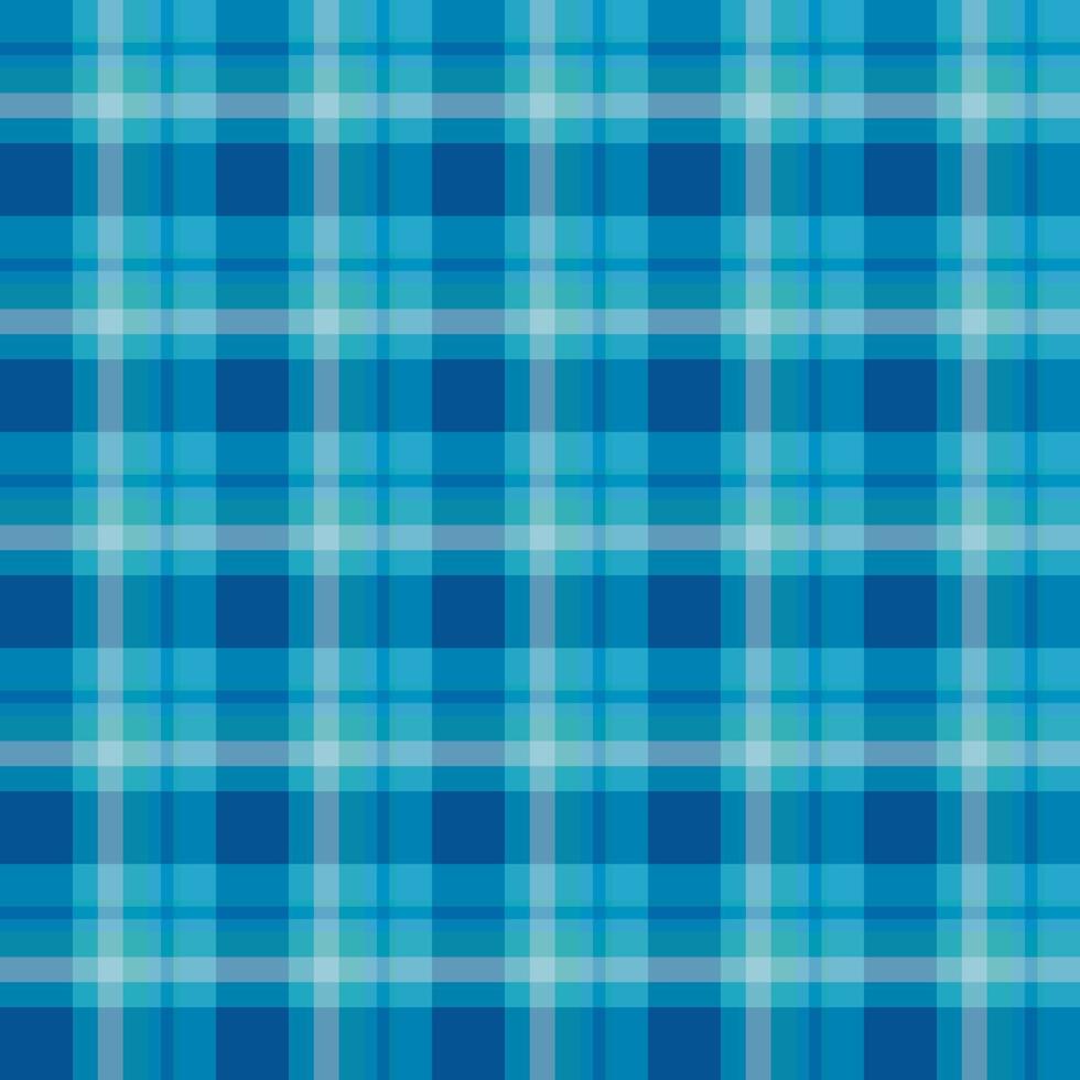 Checkered background in blue and sky blue tones. Seamless pattern for plaid, fabric, textile, clothes, tablecloth and other things. vector