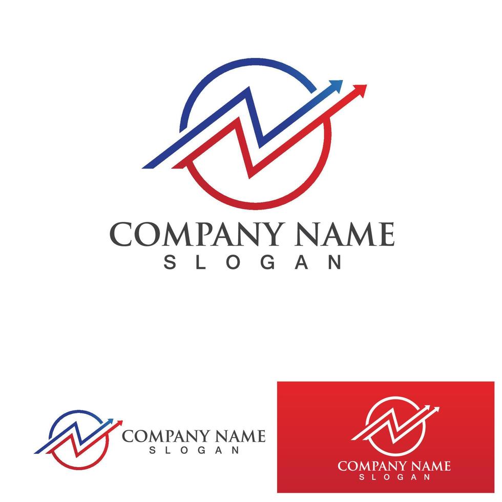 Business finance and Marketing logo Vector illustration  design