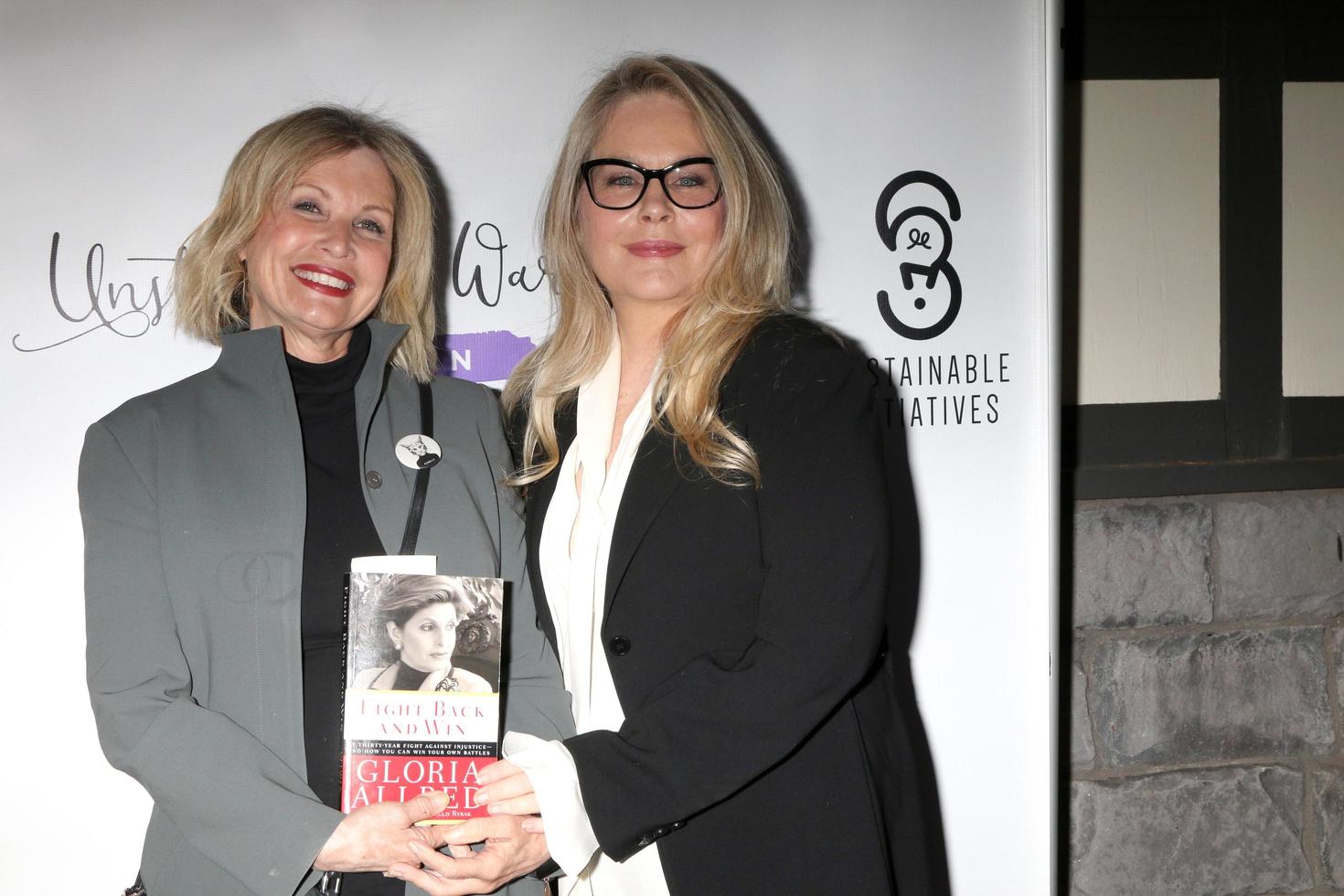 LOS ANGELES OCT 16 - Katherine Fugate, Beverly D Angelo at the Women Empowering Women The Unstoppable Warrior at the Yamashiro Hollywood on October 16, 2018 in Los Angeles, CA photo