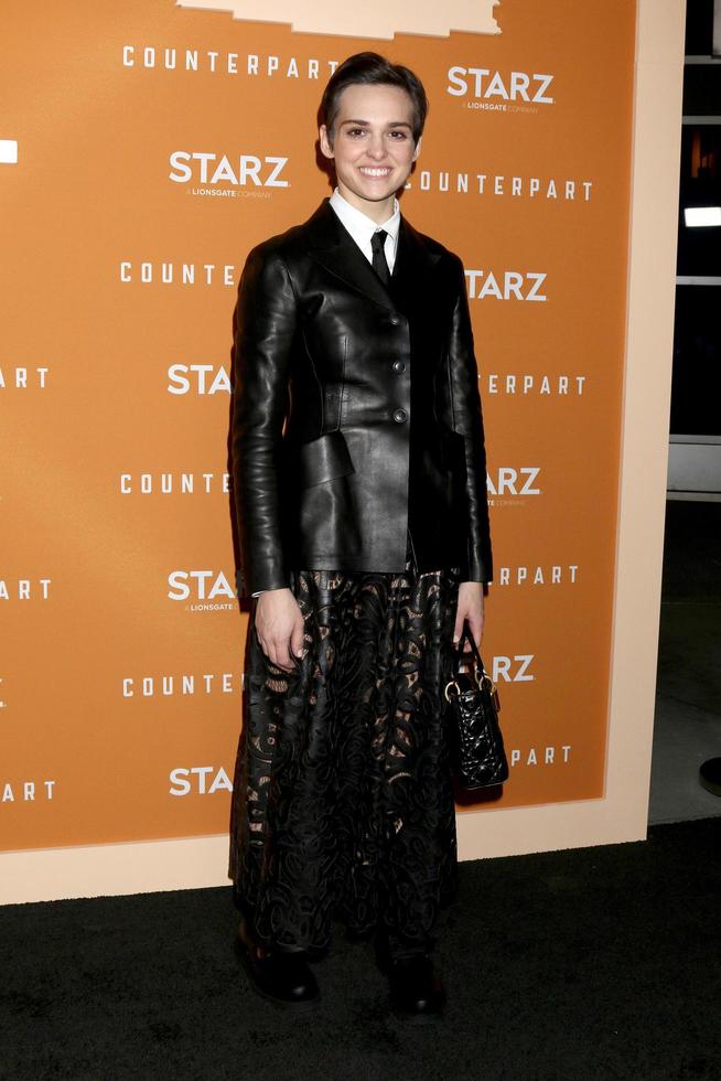 LOS ANGELES   DEC 3 - Sara Serraiocco at the Counterpoint Season 2 Premiere at the ArcLight Hollywood on December 3, 2018 in Los Angeles, CA photo