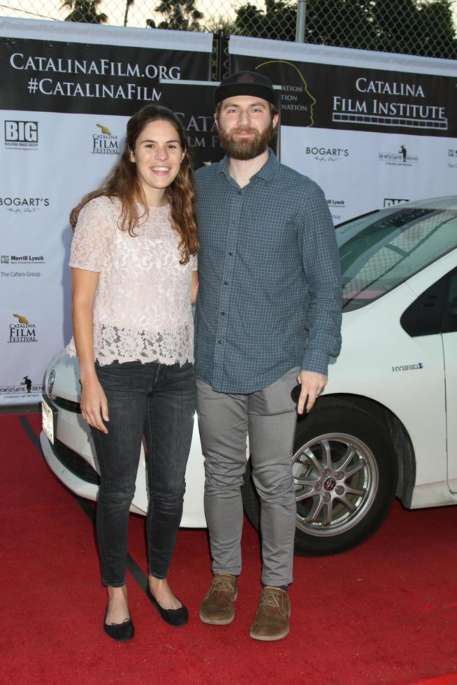 LOS ANGELES  SEP 25 - Andrew Ryan and guest at the Catalina Film Festival Drive Thru Red Carpet, Friday at the Scottish Rite Event Center on September 25, 2020 in Long Beach, CA photo