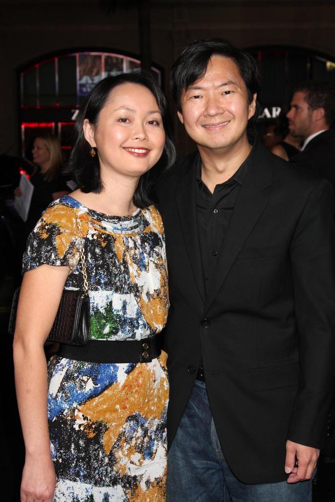 LOS ANGELES, OCT 28 - Tran and Ken Jeong arrives at the Due Date Premiere at Graumans Chinese Theater on October 28, 2010 in Los Angeles, CA photo