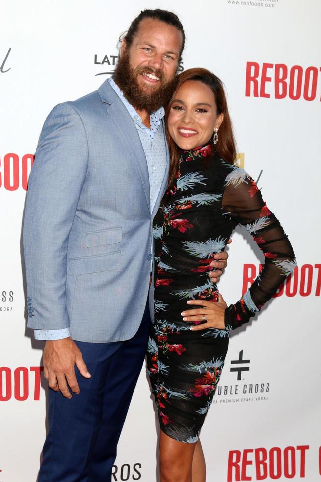 LOS ANGELES  SEP 21 - Todd Clever, Maya Stojan at the Reboot Camp Premiere at the Cinelounge Outdoors on September 21, 2021 in Los Angeles, CA photo