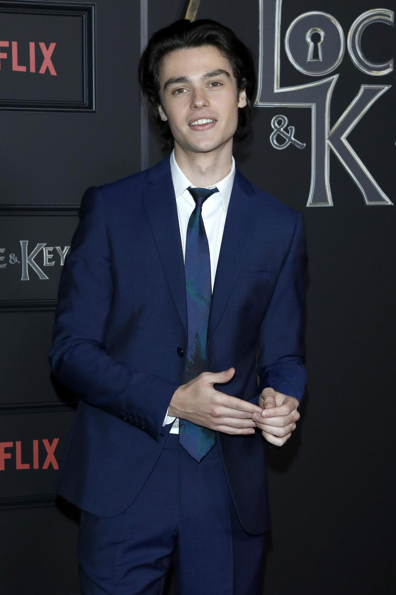 LOS ANGELES FEB 5 Felix Mallard at the Locke and Key Series Premiere