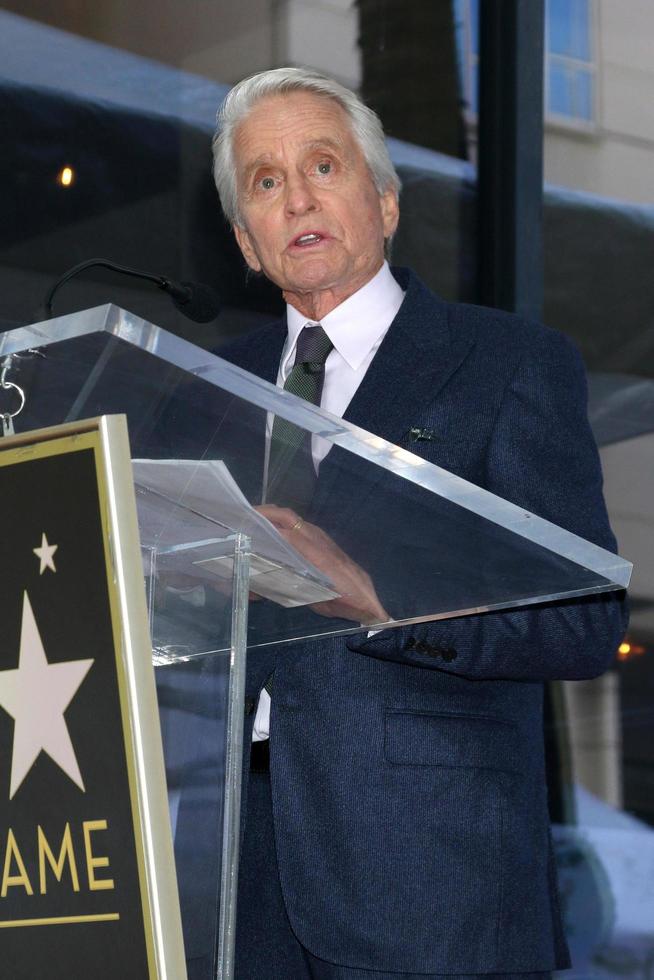 LOS ANGELES   NOV 6 - Michael Douglas at the Michael Douglas Star Ceremony on the Hollywood Walk of Fame on November 6, 2018 in Los Angeles, CA photo