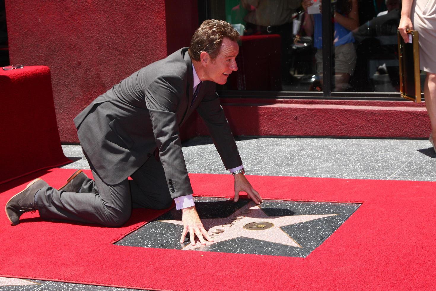 LOS ANGELES, JUL 16 - Bryan Cranston at the Hollywood Walk of Fame Star Ceremony for Bryan Cranston at the Redbury Hotel on July 16, 2013 in Los Angeles, CA photo