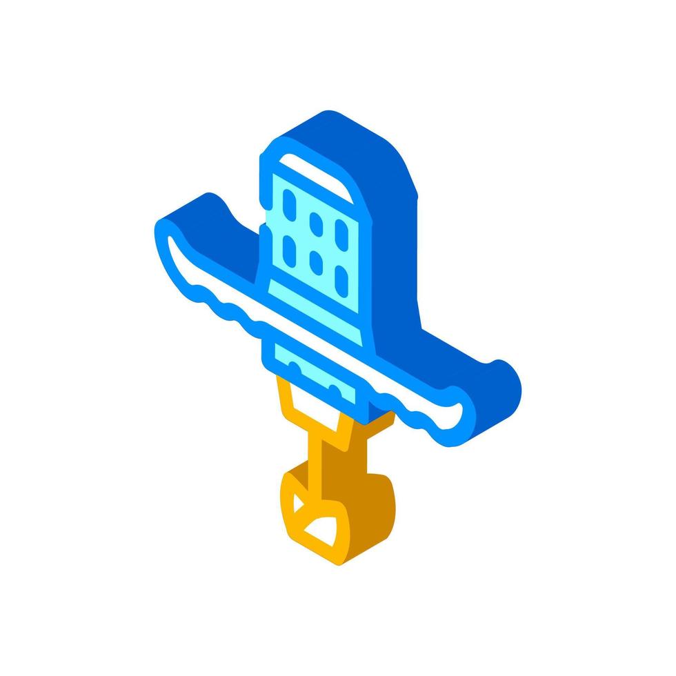 mixer tool isometric icon vector illustration color