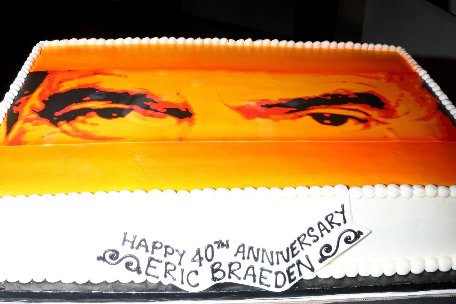 LOS ANGELES  FEB 7 - Cake at the Eric Braeden 40th Anniversary Celebration on The Young and The Restless at the Television City on February 7, 2020 in Los Angeles, CA photo