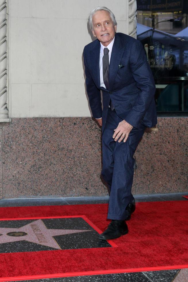 LOS ANGELES   NOV 6 - Michael Douglas at the Michael Douglas Star Ceremony on the Hollywood Walk of Fame on November 6, 2018 in Los Angeles, CA photo