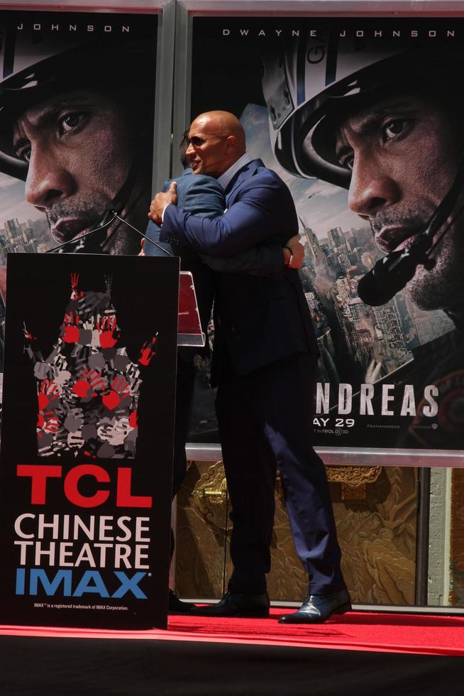 LOS ANGELES, MAY 19 - Dwayne Johnson, The Rock at the Dwayne Johnson Hand and Foot Print Ceremony at the TCL Chinese Theater on May 19, 2015 in Los Angeles, CA photo