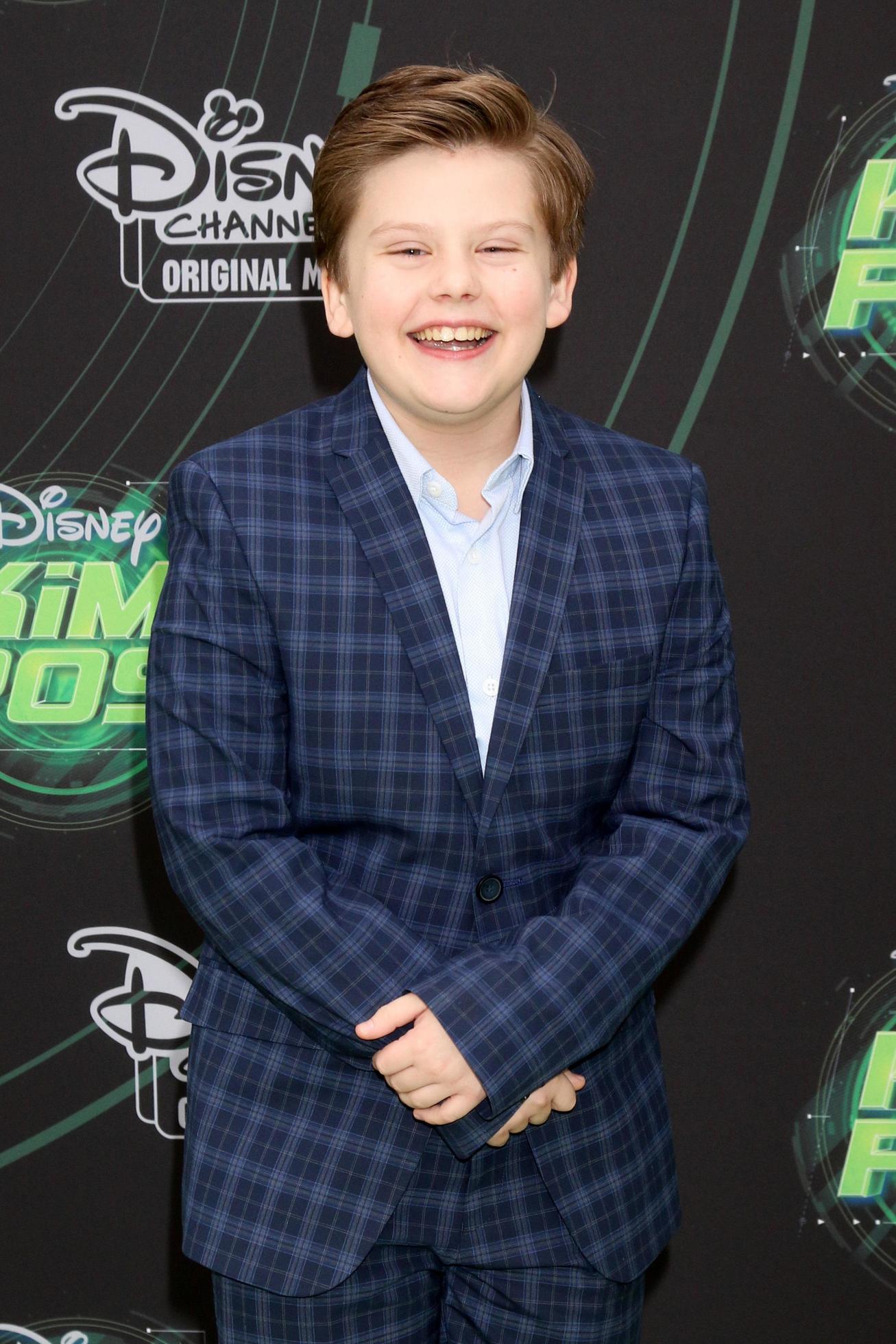 LOS ANGELES FEB 12 - Maxwell Simkins at the Kim Possible Premiere