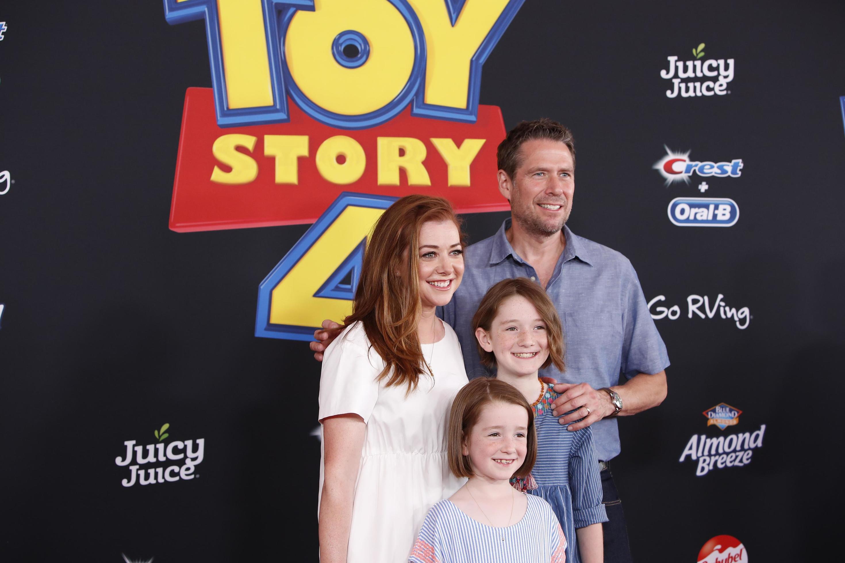 LOS ANGELES JUN 11 - Alyson Hannigan, Keeva Jane Denisof, Satyana Marie