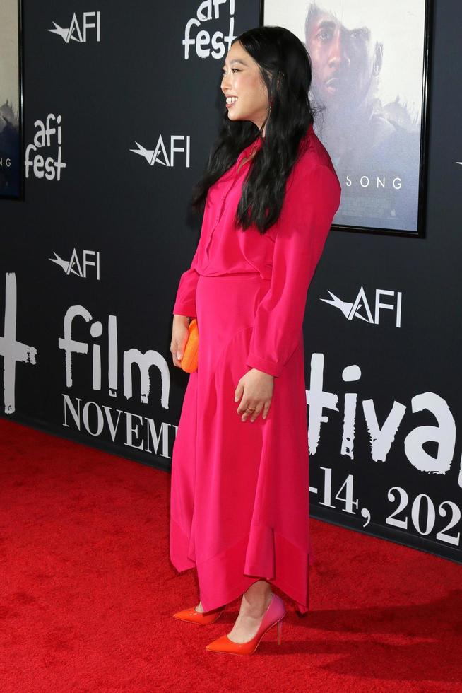 LOS ANGELES  NOV 12 - Awkwafina at the AFI Fest  Swan Song Premiere at TCL Chinese Theater IMAX on November 12, 2021 in Los Angeles, CA photo