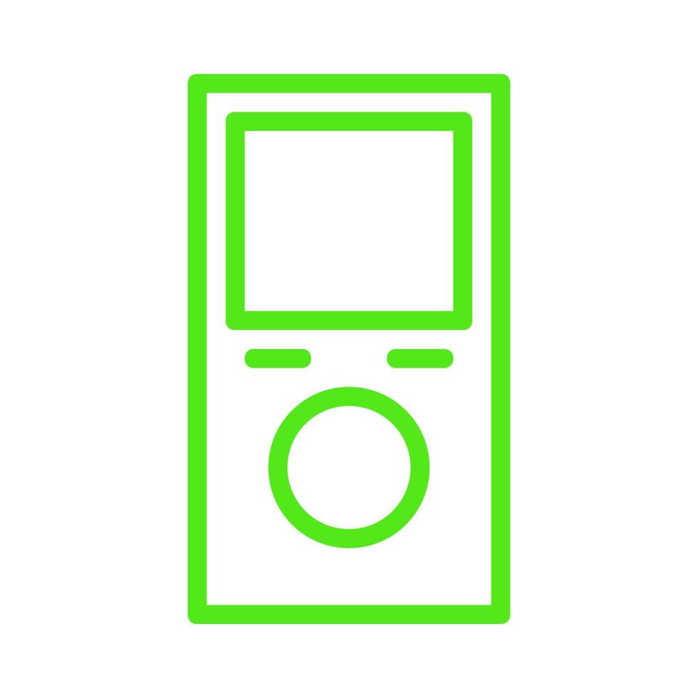 Mp3 player illustrated on a white background vector