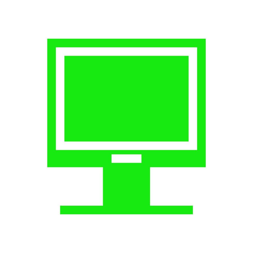Television illustrated on a white background vector