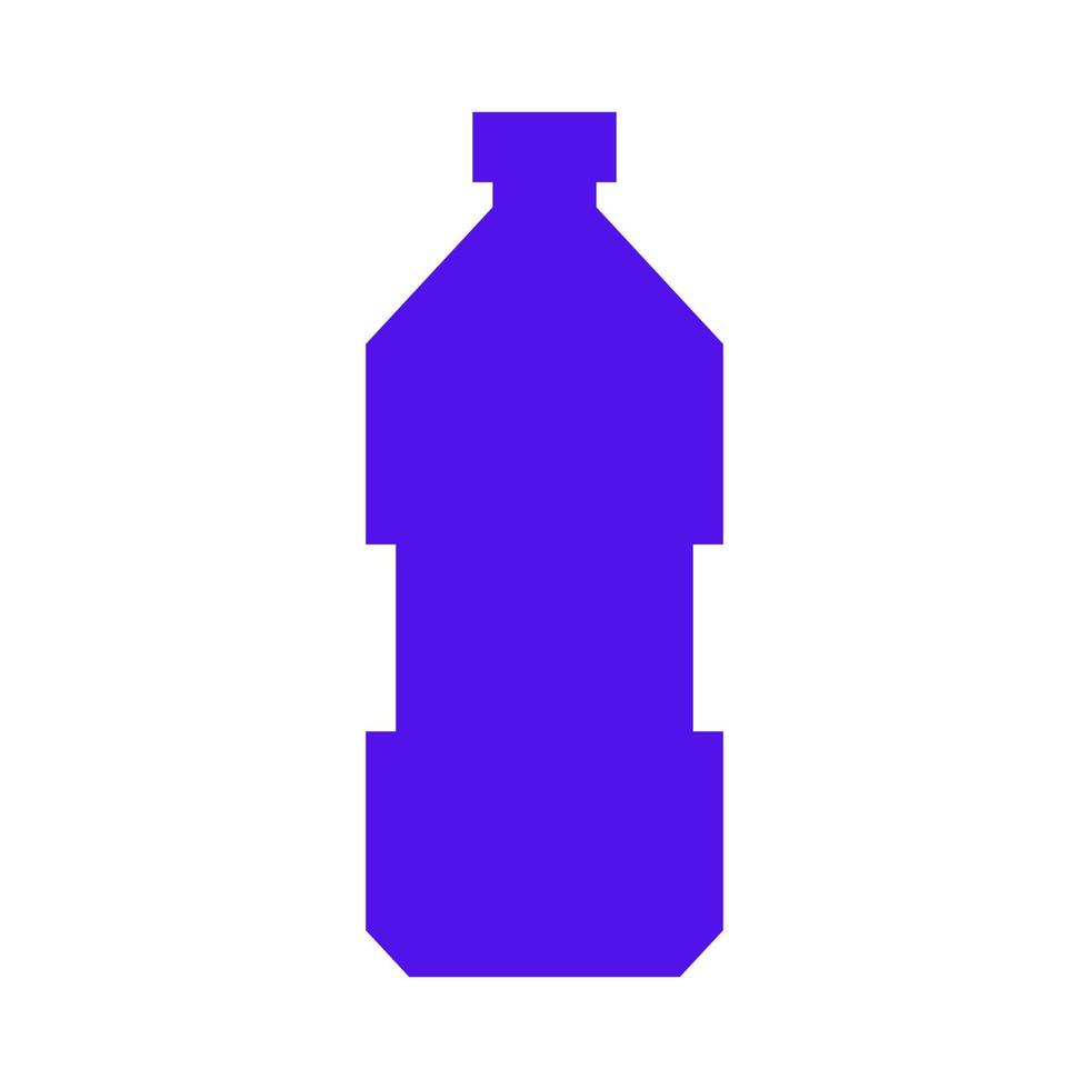 Water bottle illustrated on a white background vector