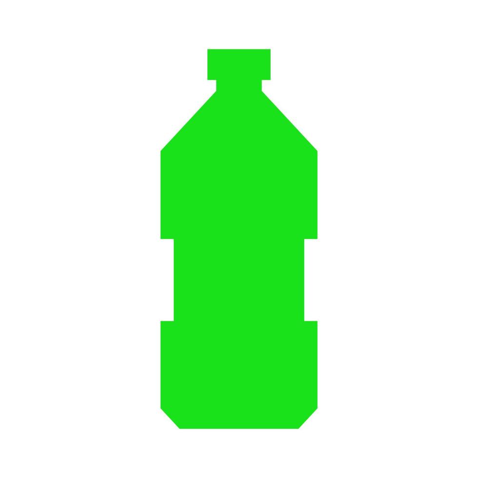 Water bottle illustrated on a white background vector