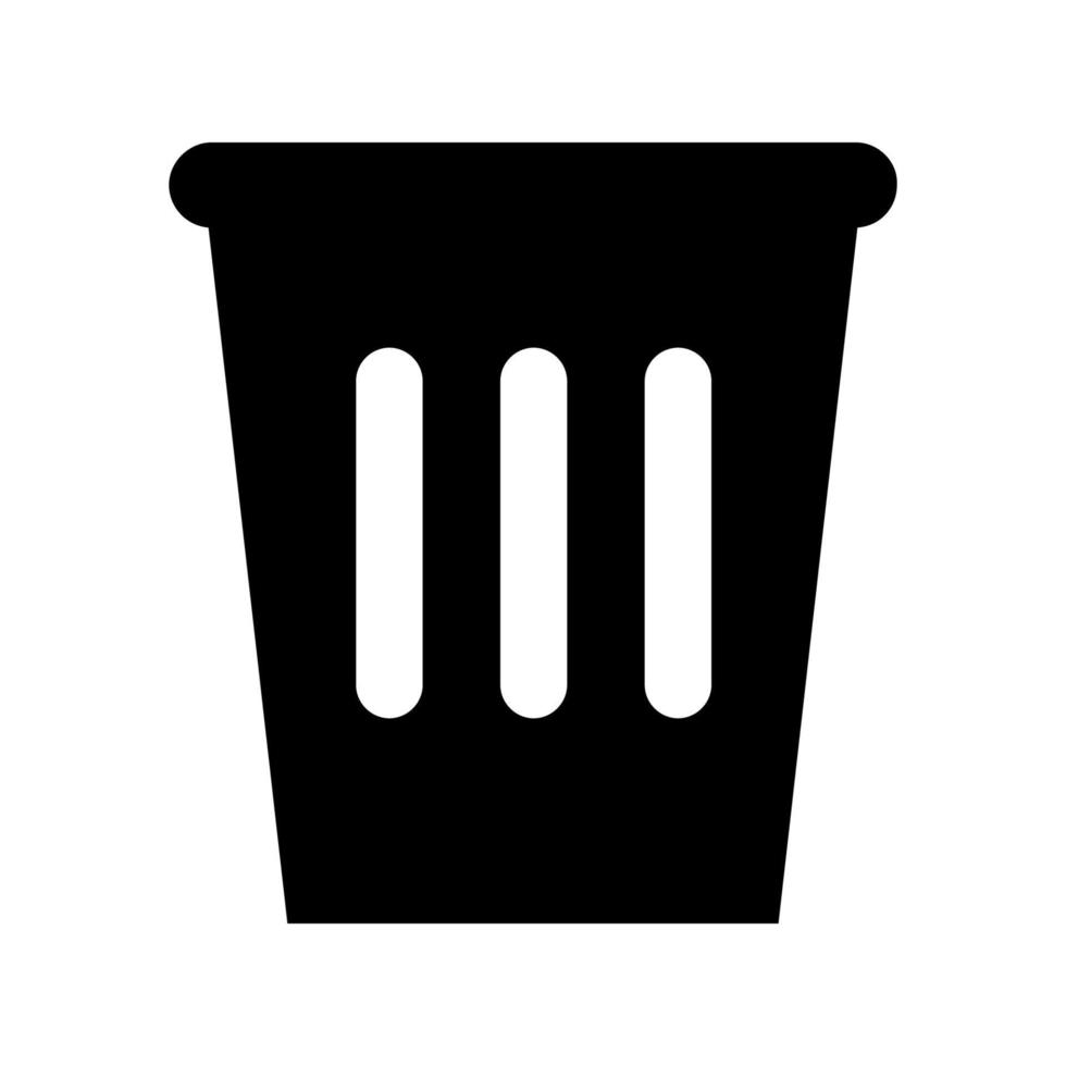 Trash trash illustrated on a white background vector