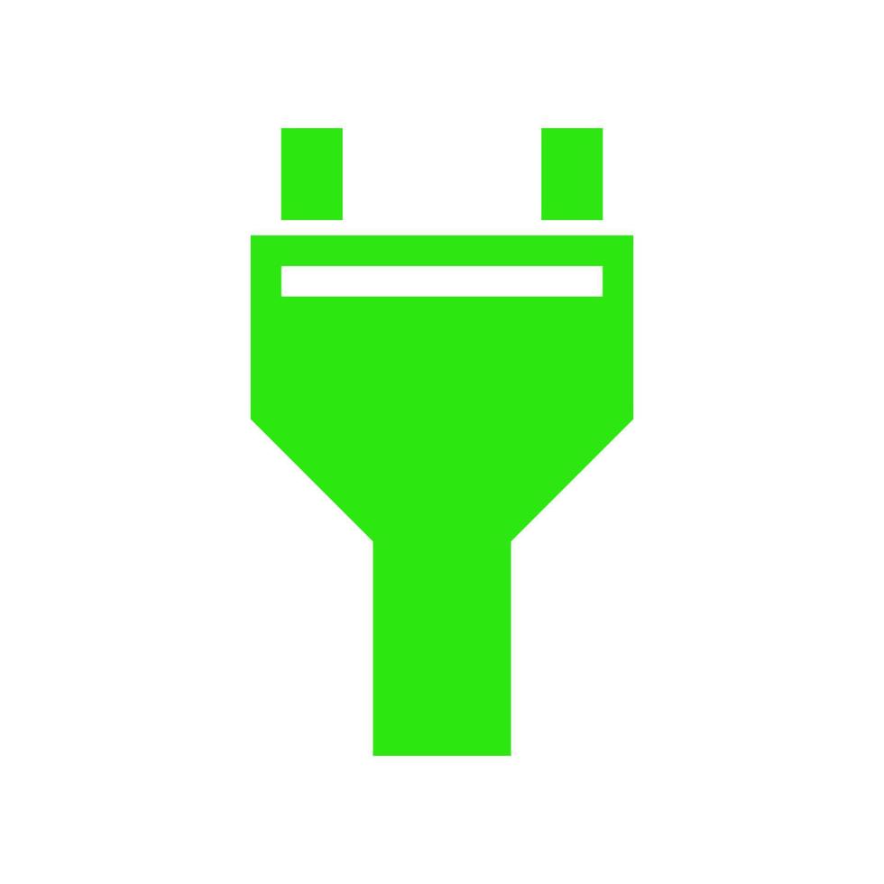 Plug illustrated on a white background vector