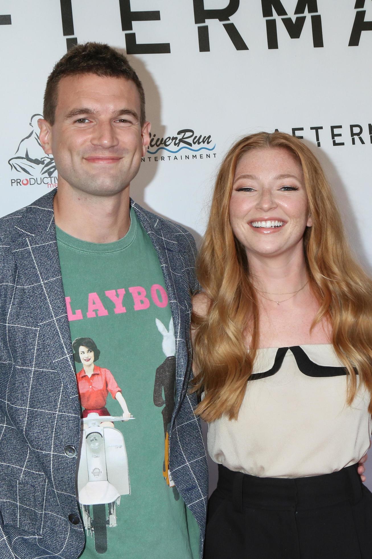 LOS ANGELES AUG 3 - Alex Russell, Diana Hopper at the Aftermath