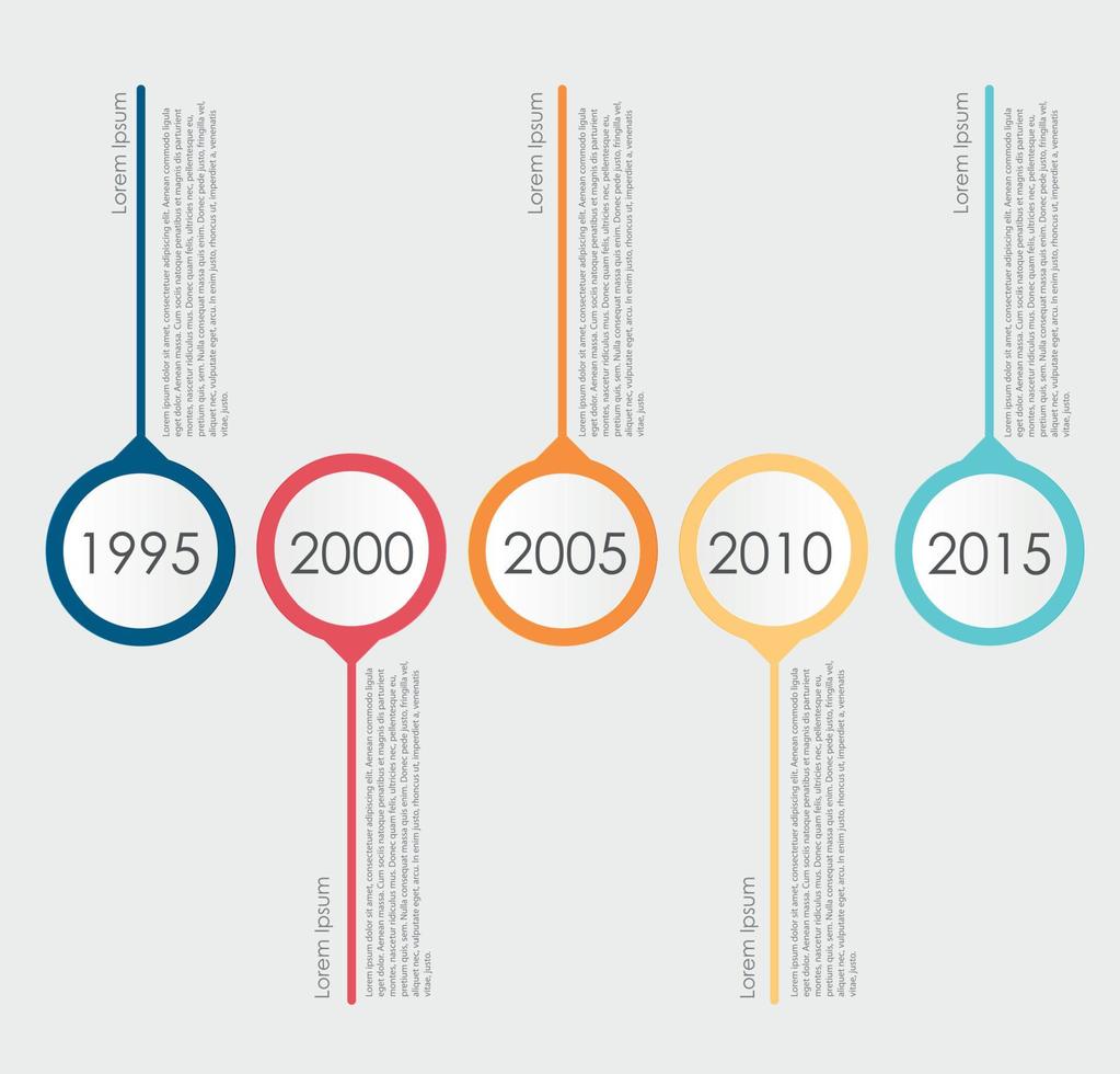 elementos de diseño infográfico para su ilustración de vector de negocio.