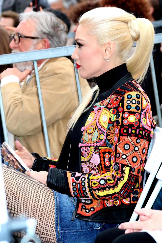 LOS ANGELES - FEB 10  Gwen Stefani at the Adam Levine Hollywood Walk of Fame Star Ceremony at Musicians Institute on February 10, 2017 in Los Angeles, CA photo