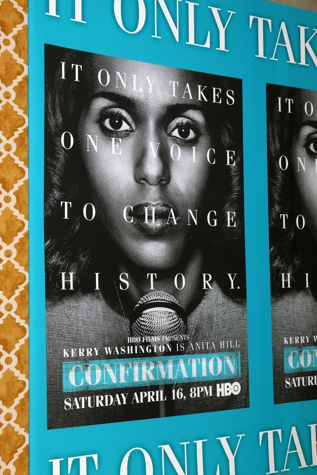 LOS ANGELES, MAR 31 - Atmosphere, Confirmation Poster at the Confirmation HBO Premiere Screening at the Paramount Studios Theater on March 31, 2016 in Los Angeles, CA photo
